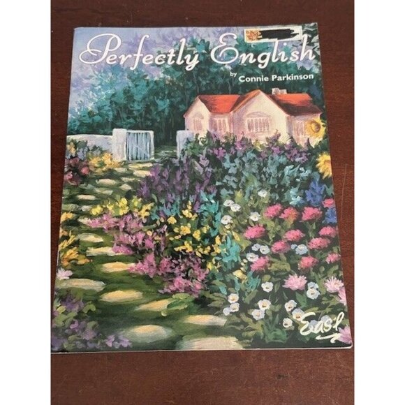 Vintage Decorative Tole Painting Pattern Book Perfectly English Connie Parkinson - Picture 1 of 6